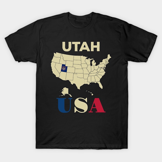 Utah T-Shirt by Cuteepi